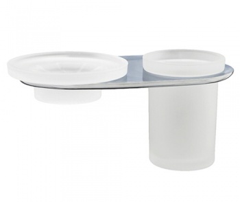 Держатель стакана и мыльницы Wasserkraft Kammel K-8326
