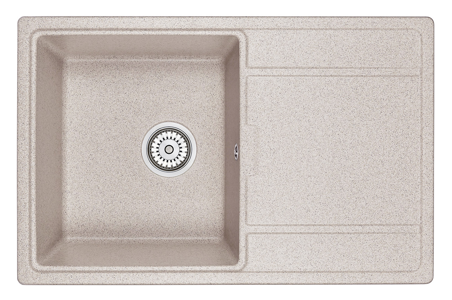 Мойка кухонная Granula прямоугольная кварц 7804, КЛАССИК