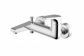 Смеситель для ванны c коротким изливом Bravat Vega F6119177CP-01