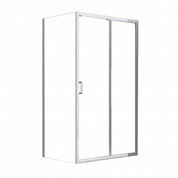 Душевое ограждение Azario ALTON 1131R 1200х800х2000, БЕЗ ПОДДОНА , профиль серебро