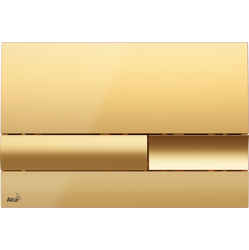 Клавиша смыва AlcaPlast M1745 золотая