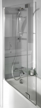 Шторка для ванны с двойной панелью 111.5x140 см Jacob Delafon Bain Douche NEO E4930-GA