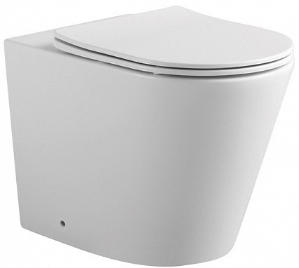 Унитаз приставной Акватек Вега AQ1906-00 безободковый, с микролифтом