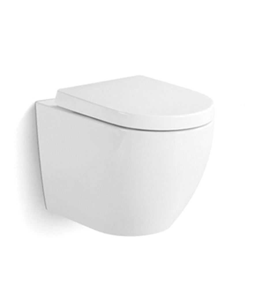 Унитаз подвесной Grossman GR-4411 безободковый с толстой крышкой