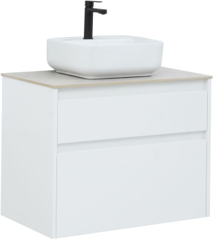 Тумба под раковину Aquanet Nova Lite 75 белый (2 ящика) 00242272