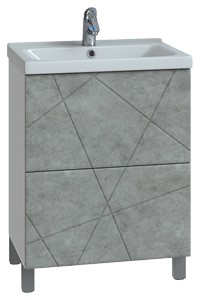 Тумба под раковину VIGO  Geometry 70 см tn.GEO.FOS.70.2Y бетон