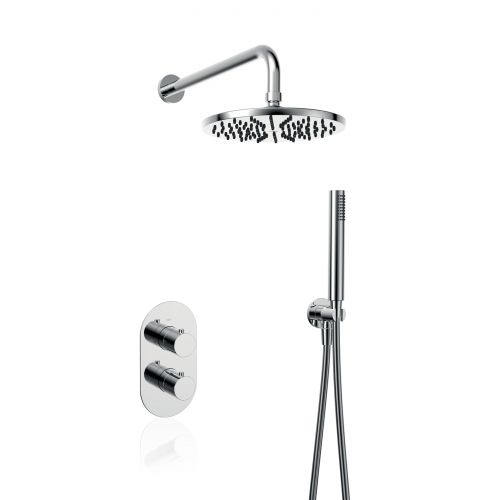 Душевая система "Koller Pool" CTR023  с термостатом скрытого монтажа