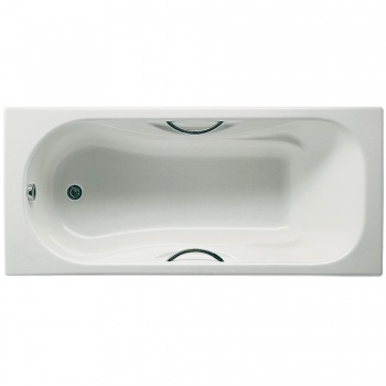 Чугунная ванна Roca Malibu 150х75 с отверстиями под ручки 2315G000R
