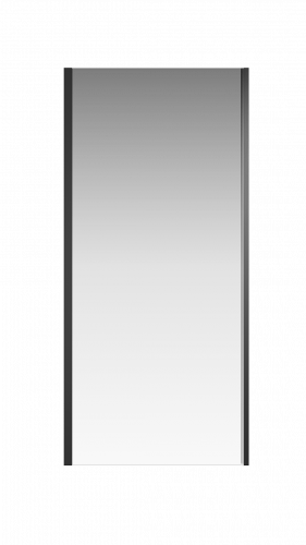 Боковая перегородка Creto Astra 121-SP-800-C-B-6 стекло прозрачное профиль черный, 80х195 см