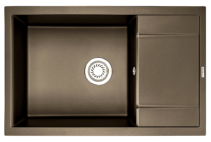 Мойка кухонная Granula прямоугольная кварц 7805, ЭСПРЕССО
