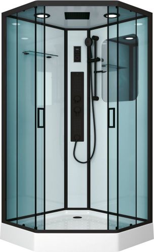 Душевая кабина Niagara Premium 100х100х220 NG- 6902-01GD BLACK