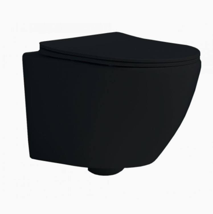 Унитаз подвесной Grossman GR-4455BMS безободковый с тонкой крышкой