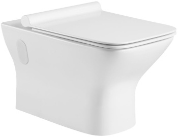 Унитаз подвесной Aquanet Rimless Cube-W CL-12248D Cube-W