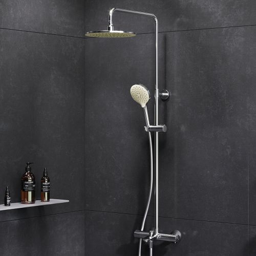 F0780564 Like душ.система, набор: смеситель д/ванны/душа с термостатом, верх.душ.d 250 мм, ручной ду