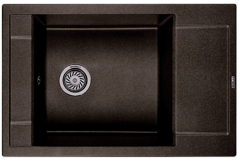 Мойка кухонная Granula прямоугольная кварц 7806, ЭСПРЕССО