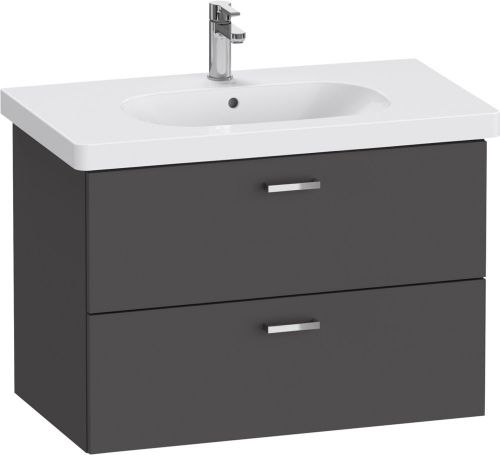 Комплект мебели Duravit тумба XBase + раковина D-Code 80 см