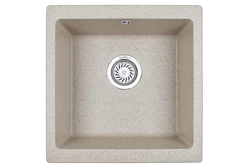 Мойка кухонная Granula квадратная кварц 4451, КЛАССИК