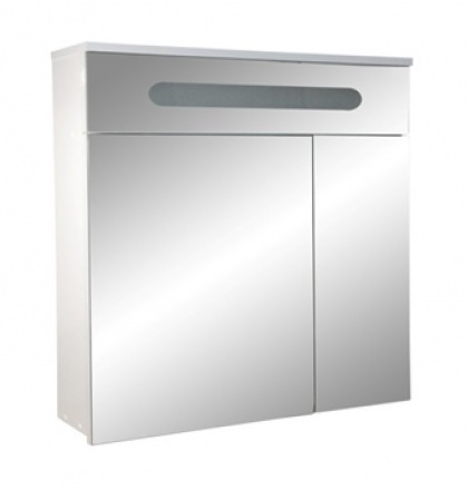 Зеркальный шкаф Emmy Сигма 80х73 с подсветкой