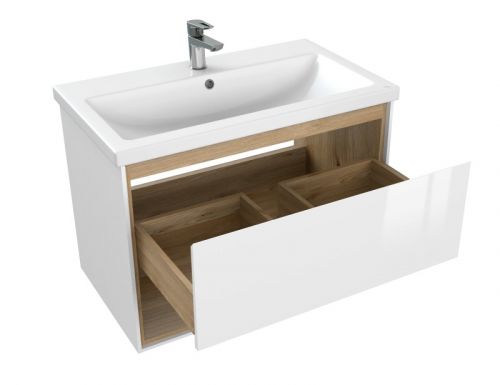 Тумба под раковину подвесная LOUNA 80 для COMO 80 белый