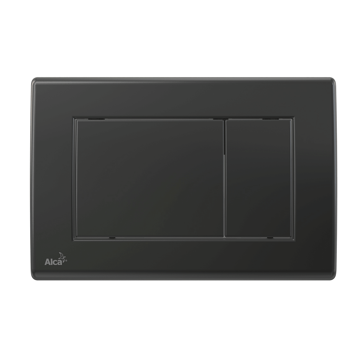 Клавиша смыва AlcaPlast M278 черная матовая