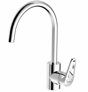 Смеситель для кухни Bravat Drop-D высокий излив F748162C-2