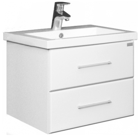 Тумба под раковину Омега 50 подвесная Санта 207035л