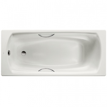 Стальная ванна Roca Swing Plus 170x75 236755000 с отверстиями под ручки