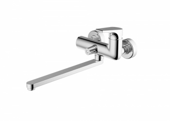 Смеситель для ванны c длинным изливом Bravat Vega F6119177CP-01L