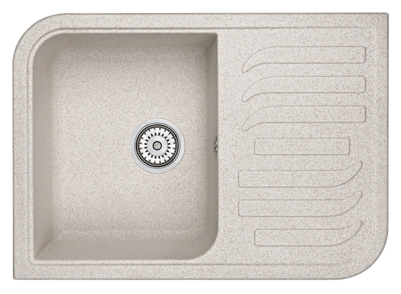 Мойка кухонная Granula прямоугольная кварц 7001, ПИРИТ