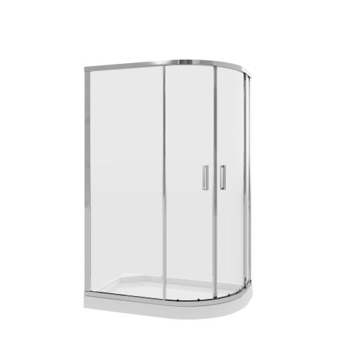 Душ. ограждение Niagara NG-6621-08 (120*80*190) полукруг, двери раздвижные, 1 место