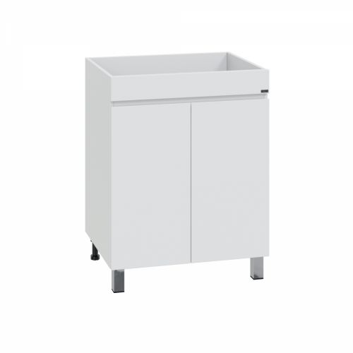 Тумба "Марс 69" двери, напольная (ум. Юпитер 1300*500 литой мрамор)