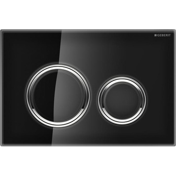 Клавиша смыва Geberit Sigma 21 115.884.SJ.1 черный, хром глянец