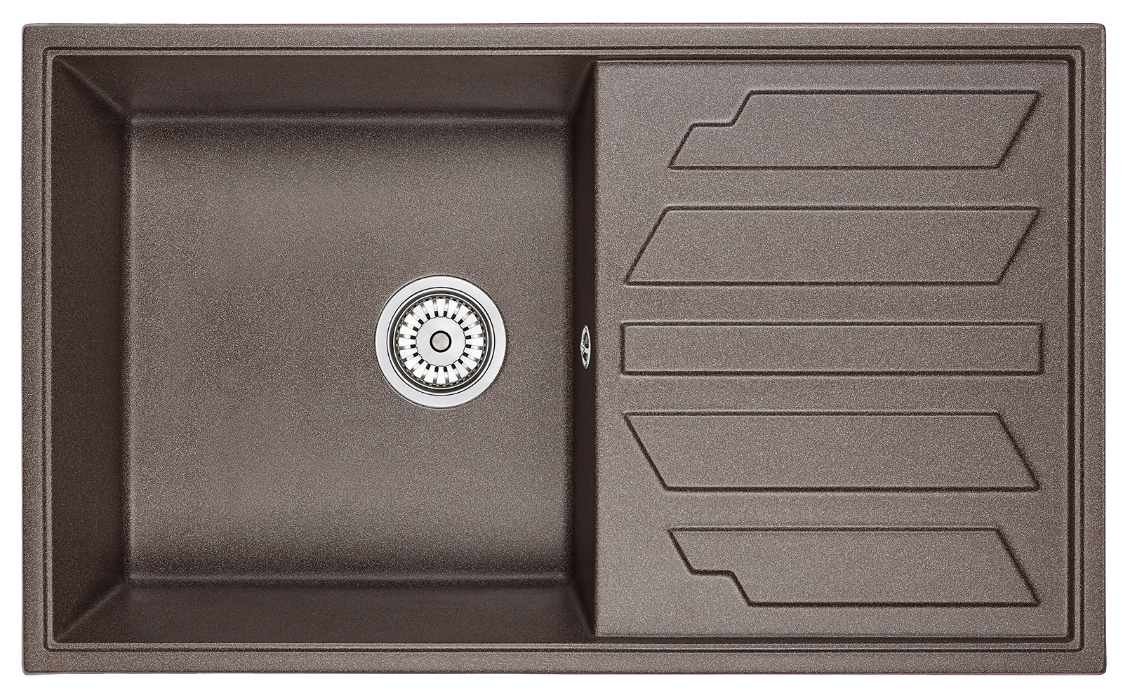 Мойка кухонная Granula прямоугольная кварц 8601, ЭСПРЕССО