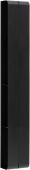 Полка Aquanet Магнум 20x130 черная матовая, вертикальная 00302228