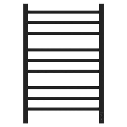 Полотенцесушитель электрический Point Вега PN71858B П9 500x800, диммер справа, черный