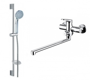 Комплект смесителей для ванной комнаты Bravat Eler 2 в 1 F00449CP