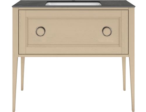 Тумба Kerama Marazzi PLAZA Classic Neo напольная с ящиком 100, капучино матовая