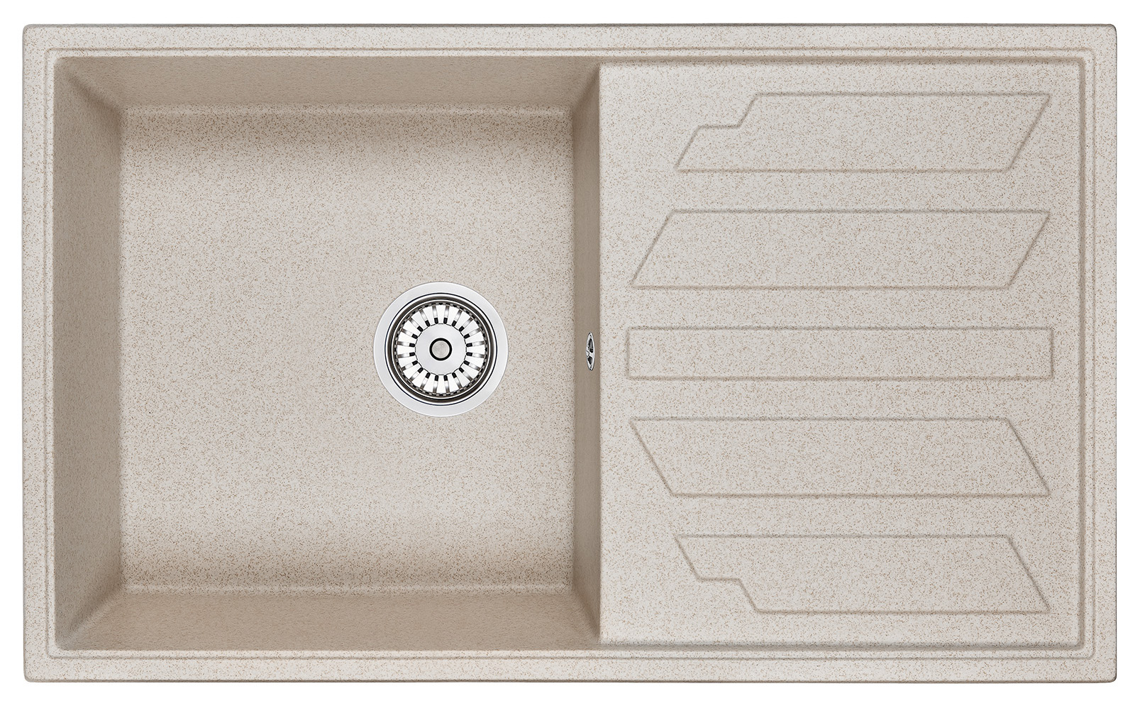 Мойка кухонная Granula прямоугольная кварц 8601, ПИРИТ