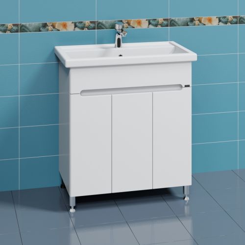 Тумба для умывальника напольная "Лондон 80" 3 дв. (ум.Фостер 80) Санта