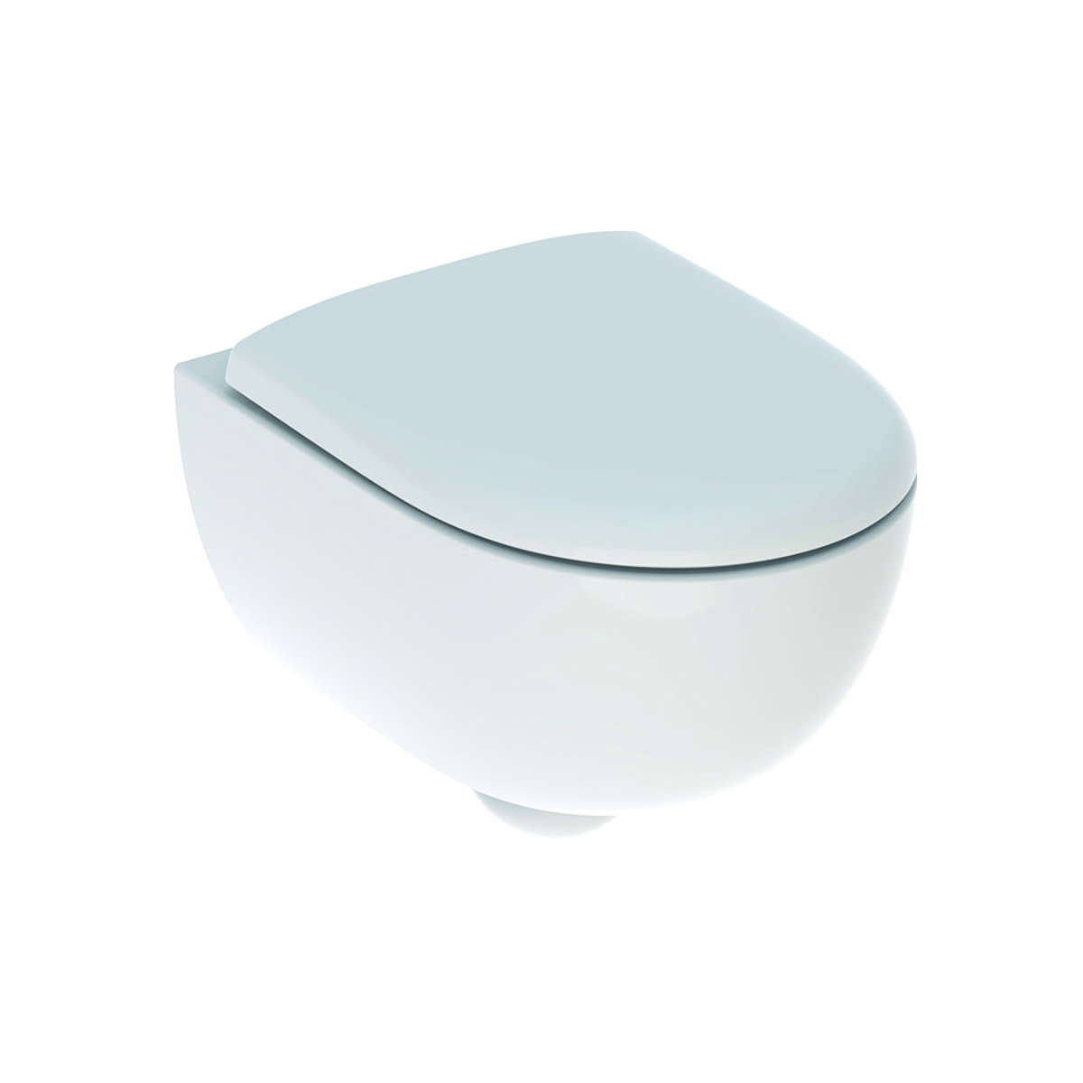 Унитаз подвесной Geberit Renova Compact 500.803.00.1 безободковый с сиденьем микролифт