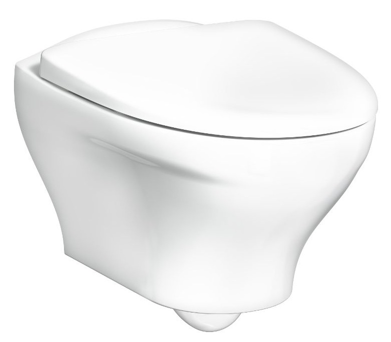 Унитаз подвесной Gustavsberg Estetic Hygienic Flush GB1183300R1030 безободковый, сиденье с микролифтом