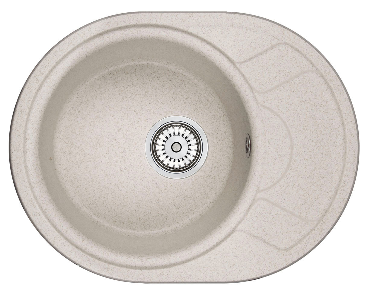 Мойка кухонная Granula овальная кварц 5802, ПИРИТ