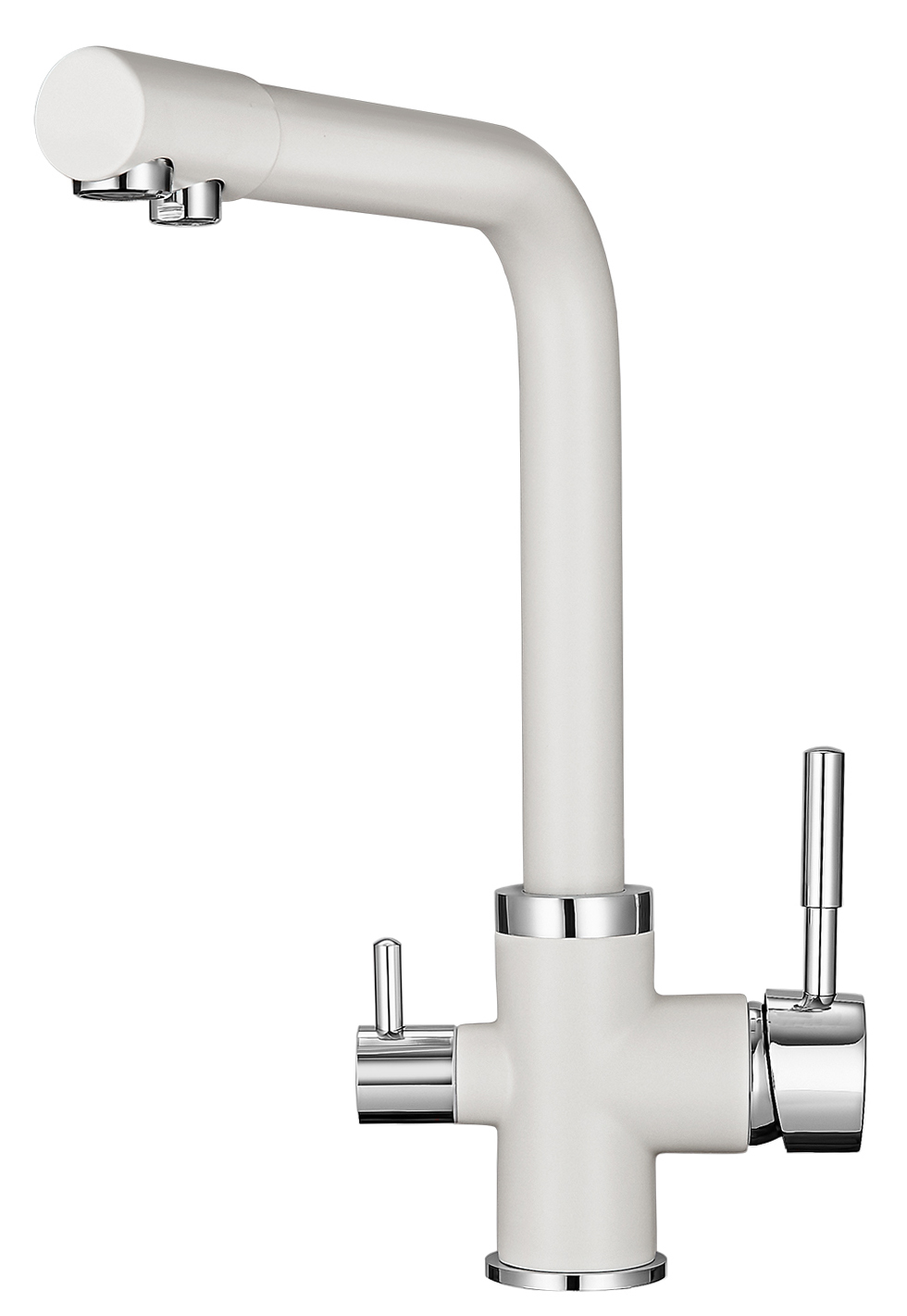 Смеситель для кухни Granula GR-2015 арктик, 2015wh