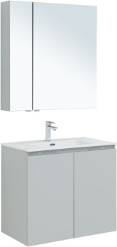 Мебель для ванной Aquanet Алвита New 80 2 дверцы, серый 00274210