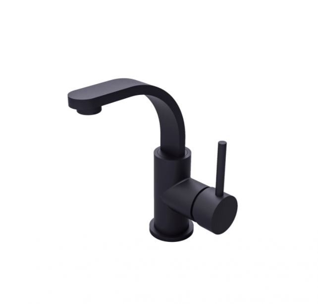 Смеситель на раковину BESCO Decco II черный матовый