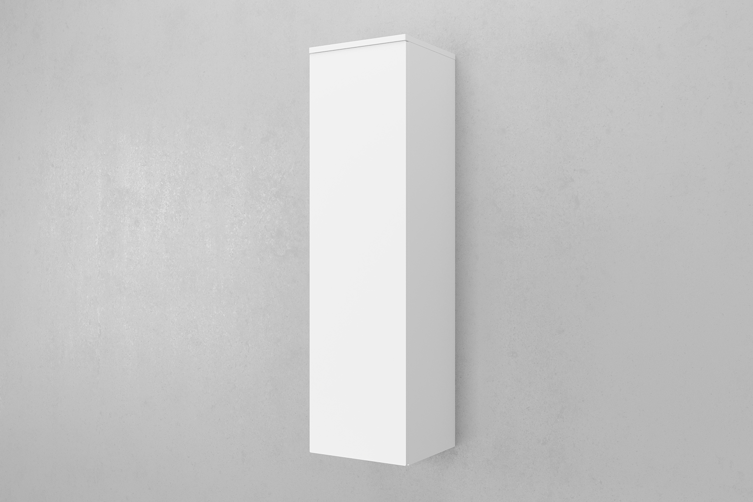 Пенал подвесной Unit 120, зеркало внутр., белый матовый PpUNI.120.ZV-211