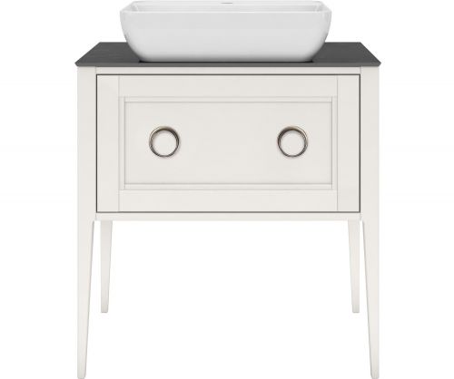 Тумба Kerama Marazzi PLAZA Classic Neo напольная с ящиками 80, белая матовая