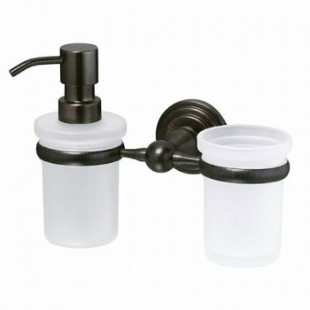 Держатель стакана и дозатора Wasserkraft Isar K-7389