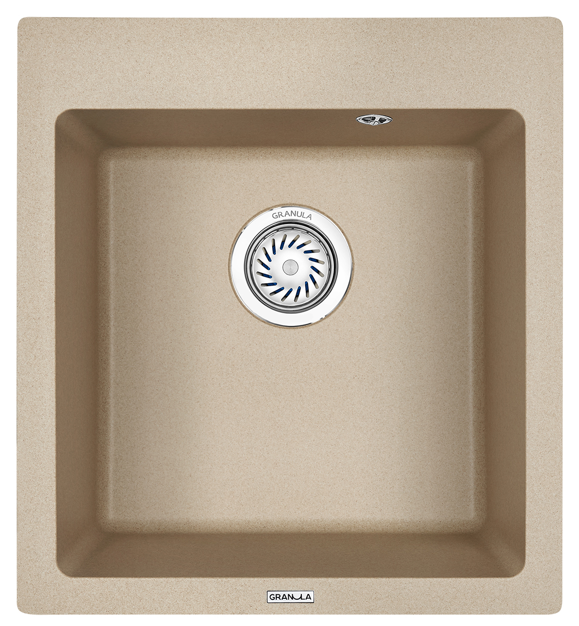 Мойка кухонная Granula квадратная кварц 4651, ПЕСОК