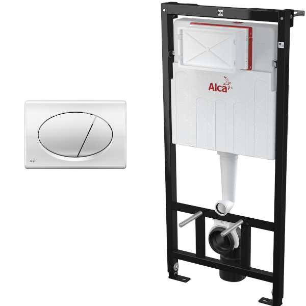 Система инсталляции для унитазов 3 в 1 AlcaPlast Sadromodul AM101/1120+M071